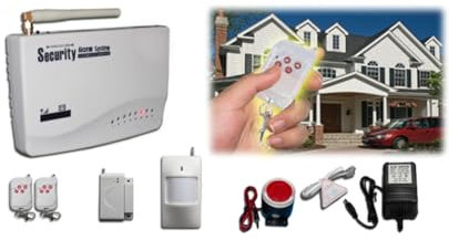 TrAdE Shop Traesio Sistema di Allarme Wireless con combinatore gsm