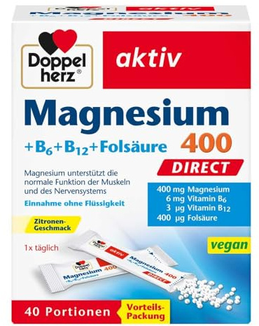 Doppelherz Magnesium+B Vitamine Direct Pellets