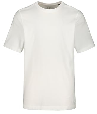 JP 1880 Menswear Big & Tall Plus Size L-8XL Basic Short Sleeve Round Neck Tee Snow White 6XL 702558200-6XL