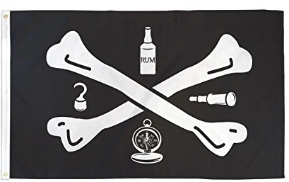 AZ FLAG Flagga Pirat Hantverkets Verktyg 150x90 cm 2 Öljetter