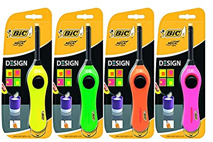 BIC Mega, accendino, design e uso standard, multicolore N/A Assorted