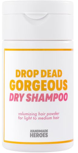 Dry Shampoo Volume Powder by Handmade Heroes | 100% Natural and Vegan, Sustainable and Aerosol Free | For Light Hair and Blonde Hair | Volumizing hair powder suitable for Air Travel, Women and Men
