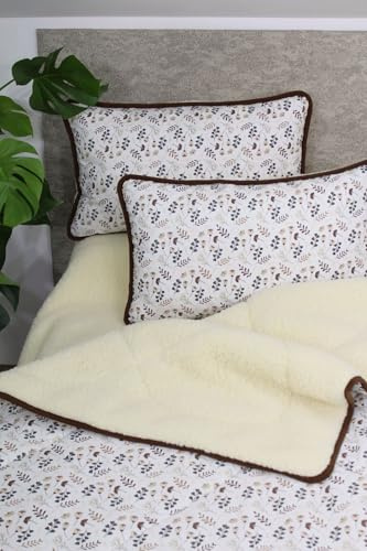 Merino Schafwolldecke/Kuscheldecke, Wolldecke Merino Wolle Bettdecke Schurwolle Elegance Light (140 x 200 cm, Grey)