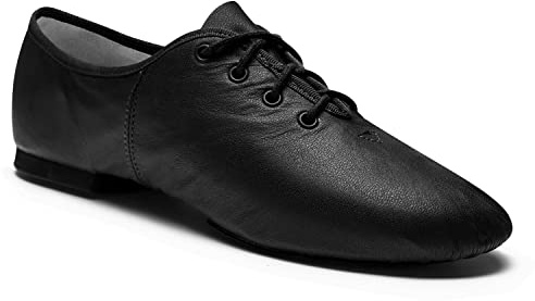 So Danca JZE09A Jazzschuhe Tanz Leder geteilte Chromledersohle mit Gummiabsatz