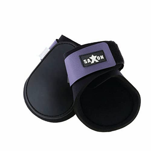 Saxon. Profilierte Streichkappen schwarz/lila Cob