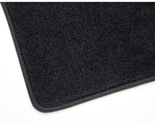 BERGER Läufer Fußmatte 150 x 45cm │ für Gang & Boden in Wohnmobil & Wohnwagen, Camping schwarz & flauschig Bodenbelag Teppich Laeufer Auto Matte Fußraum Wohnmobil Teppich Schutzmatte