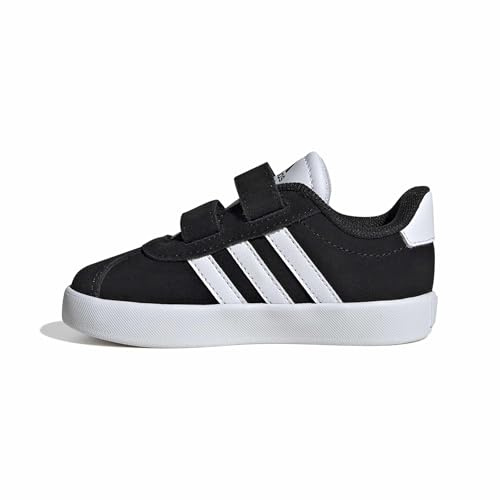 adidas Mixte Enfant VL Court 3.0 Shoes, Core Black/Cloud White/Core Black, 39 1/3 EU