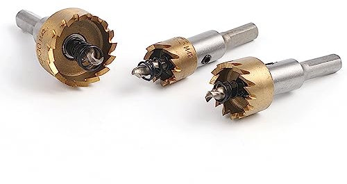30mm M42 HSS Bi-Metall Lochsägen-Set, Zentrierende Metallbohrer 16mm-32,5mm, zum mühelosen Schneiden von kreisförmigen Löchern in Edelstahl Kunststoff Holz Metall und Blechen aus mildem Eisen