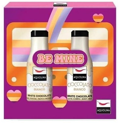 Aquolina Chocolate Blanco Baño Ducha 125ml y Leche Cuerpo 125ml