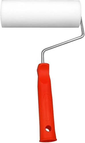SFQEVHRZ Rulli per verniciatura， Rullo per facciate， Rullo for Pittura a Spugna Portatile da 7' con Manico for Pennello, Strumento Fai da Te for Pittura murale, Decorazione da Parete