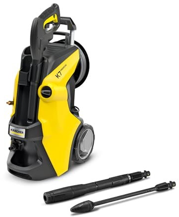 Kärcher Hochdruckreiniger K 7 Premium Power Flex, Druck: max. 180 bar, Fördermenge: 600 l/h, Flächenleistung: 60 m²/h, Gewicht: 17,9 kg, Flex-Hochdruckschlauch, Dreckfräser, Strahlrohr