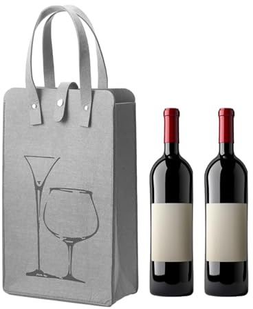 Felt Wine Bottle Gift Bag Wine Tote Bag Champagne Bottle Storage Travel Bag