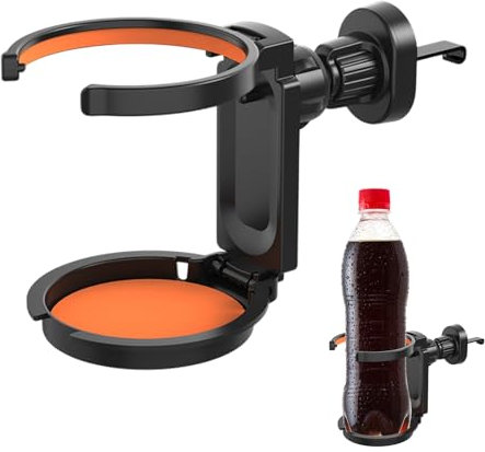 Soporte para Vasos De Coche - Soporte Móvil Magnético para Coche | Accesorio Plegable Estable con Imán Fuerte, Base para Bebidas En Vehículos y Camiones, Esencial para Viajes