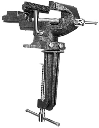 F Fityle Étau d'établi, étau de table, utilitaire robuste de qualité supérieure, base pivotante à 360 degrés pour la coupe de tuyaux, l'atelier et le