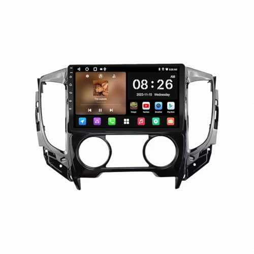 Carplay-Skärm för Mitsubishi L200 2015-2019 Röststyrning, Gps-Navigering, Med Kamera, Dashcam, Wifi, Bluetooth Bilradio Stereo Gps Navi, 4 Kärna 2G＋32G