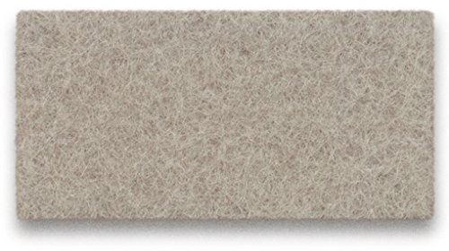 Hey Sign rechteckiges Tischset in der Farbe Stein-Grau, Filz aus 100% Reiner Schurwolle, 45 x 35 cm - Filzdicke 5 mm, 300104536