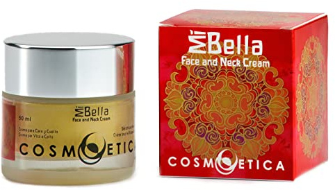 Cosmoetica MiBella Face and Neck Cream - Premium Natural Certified Organic Anti-Aging Hydrating Nourishing Cleansing Moisturiser