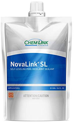ChemLink NovaLink SL Pool Deck Joint Sealant - Color Stone - 68 Ounces Pouch, Pack of 1