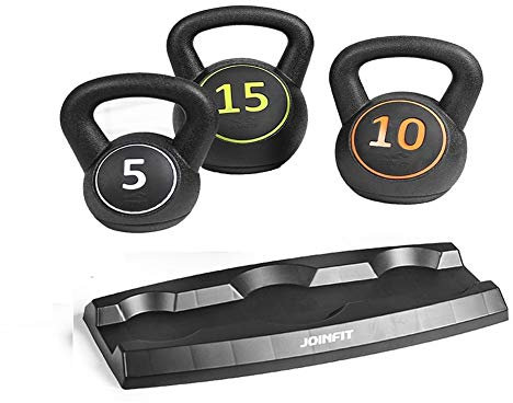 Kettlebells AGYH 3 Racks, 5lb, 10lb, 15lb Fitnessgeräte Für Erwachsene Und Kinder, Squat Swing Training