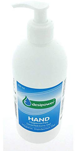desipower Hand Hygienisches Desinfektions Gel 500ml, 2er Pack (2x 500ml)
