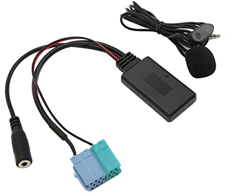 Akozon Bluetooth Adapter,Bluetooth Audio Adapter Bluetooth Interface Musik Freisprechen 6+8 poliger Auto Bluetooth AUX IN Kabel AUX-IN Adapter für Fiat Bravo für VISTEON Radio seit 2007