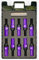 OMP SPEED - Set Performance-Schrauben mit Aluminiumschutz, M14X1.25, HEX: 17-19, L: 28 mm, Farbe: lila