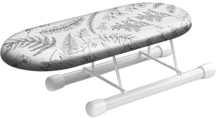 Baoblaze Tragbares Bügelbrett für Zuhause, hitzebeständiger Bezug, leichtes Ärmelbrett, Bügelbrett für Zimmer, Arbeitsplatte, Wohnheim, Zuhause, auf Reisen, Weiß