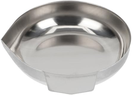 OUNONA Stainless Steel Weighing Pan for Scales Electronic Scale Tray with Stable Platform and Durability Suitable for Precious Gemstones and Jewelry Items Silver Kitchen Tools Gadget