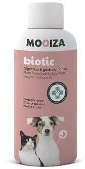 Probiótico Natural para Perros y Gatos con Hierbas Fermentadas Minerales y Cultivos Lácticos - Suplemento Natural para Flora Intestinal - Digestión Saludable y Sistema Inmune - Líquido 150 ml | MOOIZA
