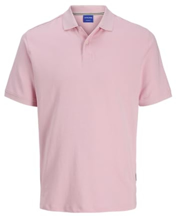 Jack & Jones Jorfrederiksberg Polo SS Noos pour Homme, Rose marbré, S