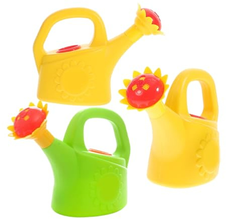 POPETPOP 3pièces Jouet Arrosoir pour Garçon Fille Pulvérisateur Eau De Dessin Animé Pot Arrosage Jouet De pour Jardin Extérieur Bain Intérieur