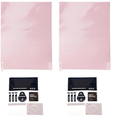 2 Pezzi Pellicola Protettiva Schermo Ricolabile Universalmente A4, HD Protezione Dello Schermo per GPS Orologio Tablet Fotocamera Anti-Impronte Digitali Resistente ai Graffi