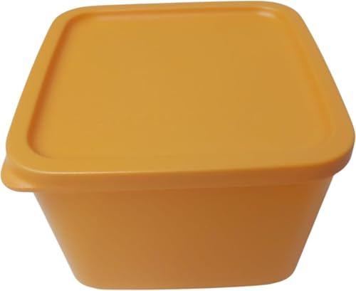 Tupperware Contenitore per congelatore in cristallo di ghiaccio, con coperchio, 1,0 l, 1000 ml, arancione