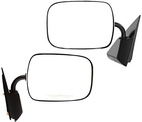 Kool Vue Driver & Passenger Side Truck Mirrors For Chevrolet C1500 K1500 1988-1998, Chrome, Standard Cab, Side Mirrors