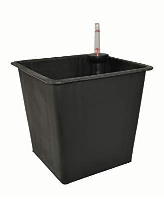 Premium-Pflanzeinsätze aus Kunststoff mit BEWÄSSERUNGSSYSTEM L26,5X B26,5X H25cm für Fiberglaskübel, Pflanzkübel, Einsatz, Inlet, Blumenkübel, Pflanzgefäße