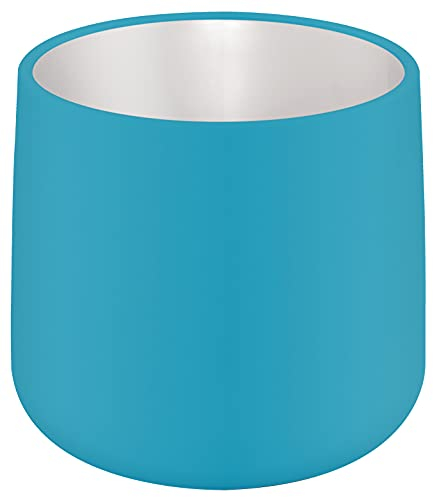 Leitz Vaso in Ceramica da Interno, Adatto per Casa/Ufficio, Elegante Fioriera da Tavolo Contemporanea Luminosa, Gamma Cosy, Blu Calmo