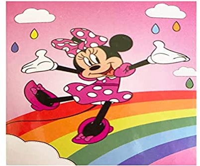 Aymax Manta Polar Minnie Mouse Arco Iris 140 X 100 CM