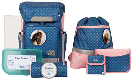 SCHOOL-MOOD Rebel Schulranzen-Set 8-teilig Mila