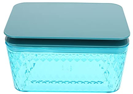 GLEAVI 1pc Serviettenspender Tragbare Tisch-taschentuchbox Mit Abdeckung Robuste Aufbewahrungsbox Für Desktop-Badezimmer-Auto-kristall