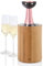 AdHoc WK30 Flaschenkühler für Wein, Sekt, Champagner VINE | für alle Arten von Getränkeflaschen geeignet | Akazienholz, Edelstahl