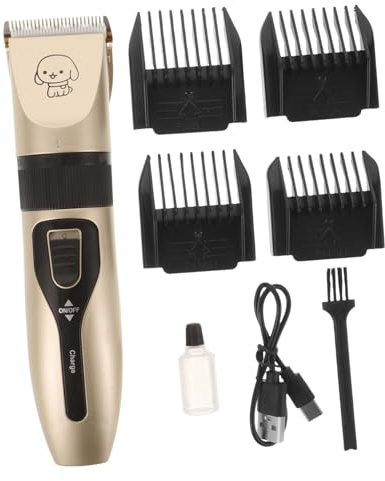 Tierhaartrimmer Elektrischer Fellpflege 4 Stück 1200mah | Katzen und Hunde, Keramik-, Metall und Abs Ausführung, Kabellos oder Kabel Nutzbar