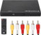 BX DVD Player for TV, USB Multifunction Player with AV Output 1080P Full HD EVD VCD Player with HDMI Cable Remote Controller for Home Stereo System Audio Compact