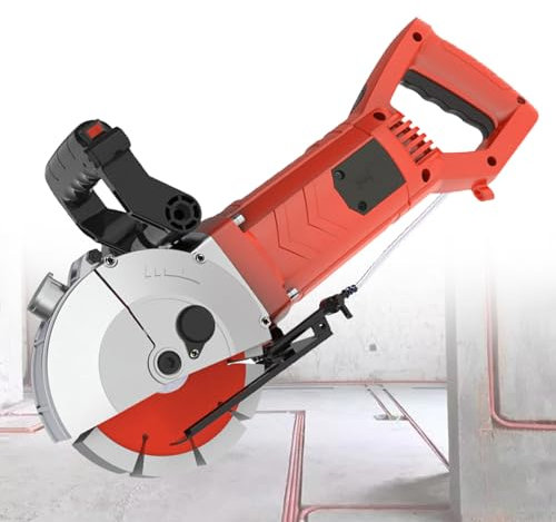 Rozadora de pared eléctrica de 8300 W de alta resistencia, sistema de corte de grado industrial for mampostería y piedra (220 V)