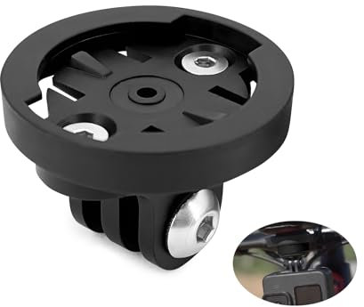 Halterung für Gopro Fahrradcomputer für Garmin - Universal Adapter Combo für Gopro, Passend für Garmin Edge Halterung Fahrrad, Lochabstand 22mm, Kamerahalterung FahrradlichtHalterung (Innenanschluss)