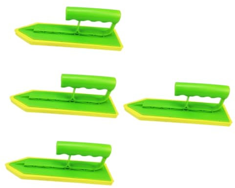 DIYEAH 4 Pezzi Spatola Gomma Spugnosa Portatile per Fissaggio Utensile Maneggevole per Riempimento Fughe Piastrelle per Lavori Piastrellatura e Finitura DIY
