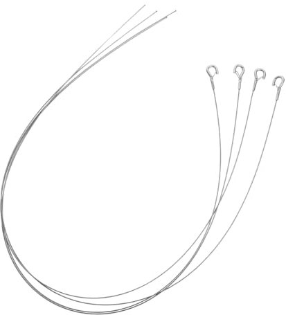 Sosoport 4pièces Supports pour Cimaises Câble Acier Inoxydable Réglable pour Suspension de Lampes et Panneaux Publicitaires Kit de Fixation Murale