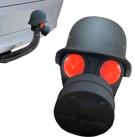 Lyivisk Abdeckkappe für Anhängerkupplung 50 mm Robuste Kunststoff Abdeckung in Rot mit Fester Passform Universeller Schutz vor Schmutz Nässe und Rost für Auto Wohnmobil Kugelkopf