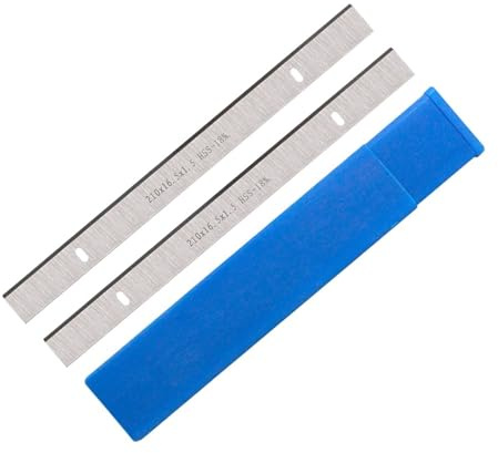 Lames de raboteuse HSS 210 mm (8), épaisseur 210 x 16,5 x 1,5 mm, couteau à bois, pièces de menuiserie compatibles avec Einhell TC-SP 204, compatible avec ERBAUER