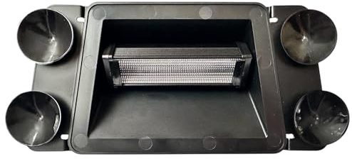 MelTruck LED Frontblitzer Warnleuchte 12–24V - R65 R10 Zulassung - Amber/Blau Variante - Front Warnlicht für Auto LKW Transporter (252x45mm - Blau)