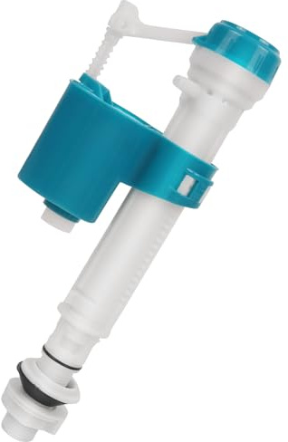 Toilet Fill Valve 1/2 Inch Adjustable, Universal Toilet Cistern Flush Parts Replacement, Bottom Inlet Toilet Flush Valve for Standard Water Tanks